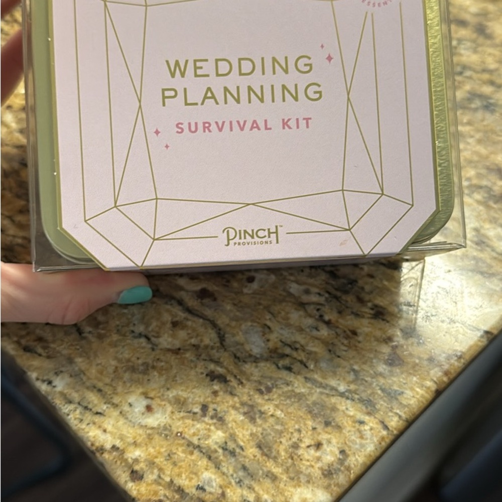 Wedding planning survival kit
